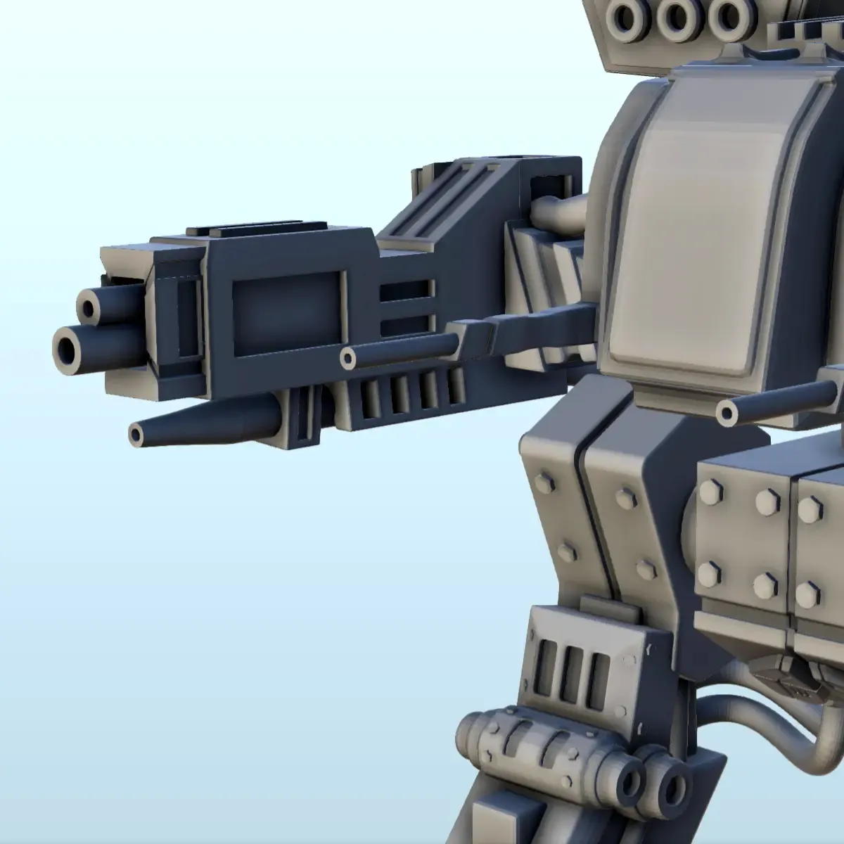 Uzsus combat robot (9) - sci-fi science fiction future 40k b