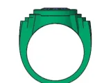 Marquise diamond ring  (Ruby Ring)-2