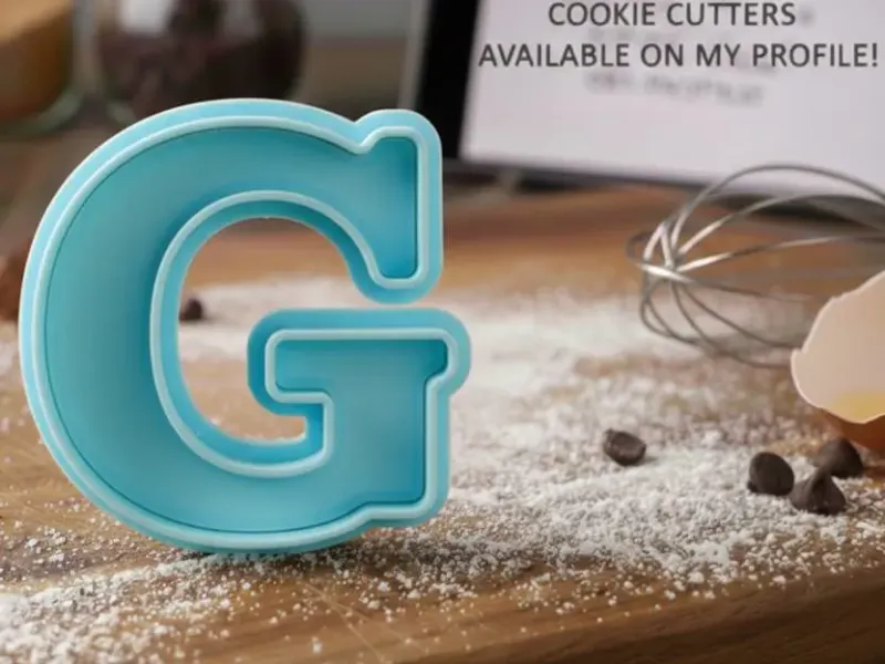 letra G cookie letter