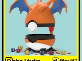 STORAGE CONTAINER - POKEBALLS CHARIZARD EASTER EGG-1
