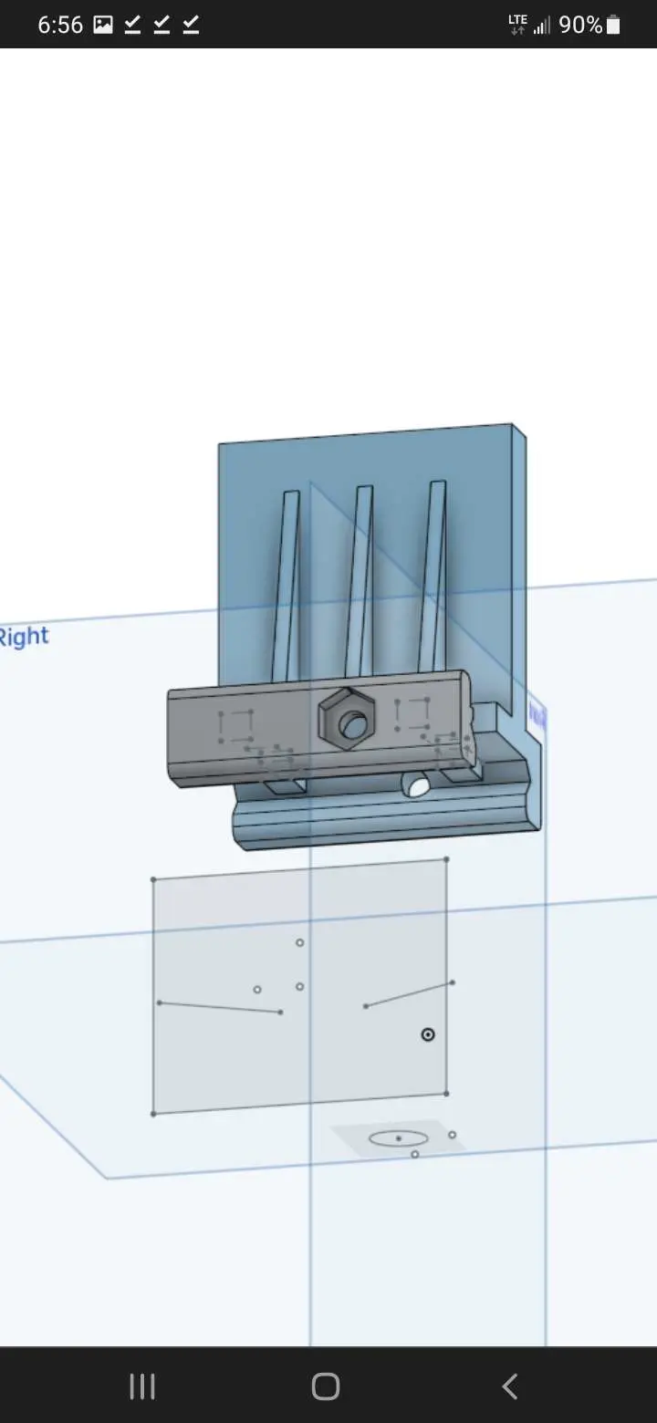 Go Pro picatinny rail mount