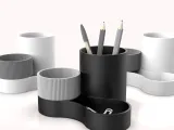 Desktop Pen Holder, 3D Organizer; Pen, Brush & Small Office-5