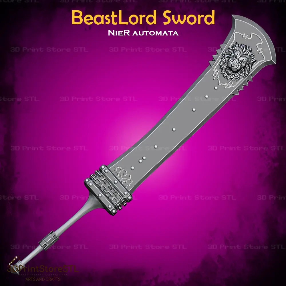 Beastlord Sword Cosplay Nier Automata - STL File