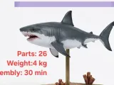 Realistic Shark Model Kit – 1m Educational Display-0