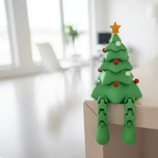 Zittende kerstboom
