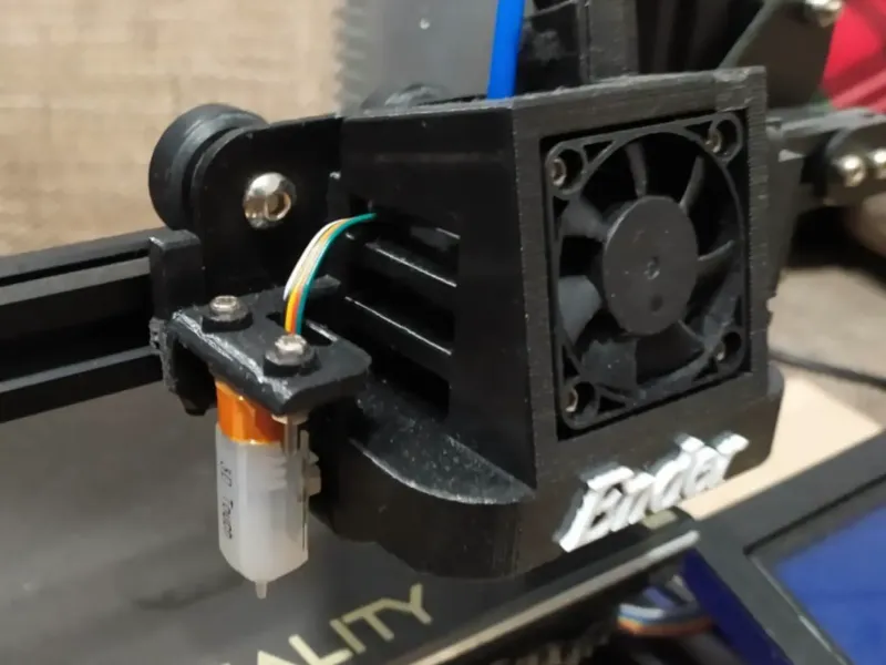 Fan Duct Ender 3 + Logo