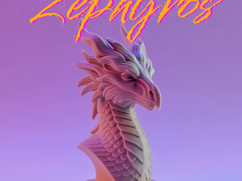 Zephyros - Wind Dragon Bust