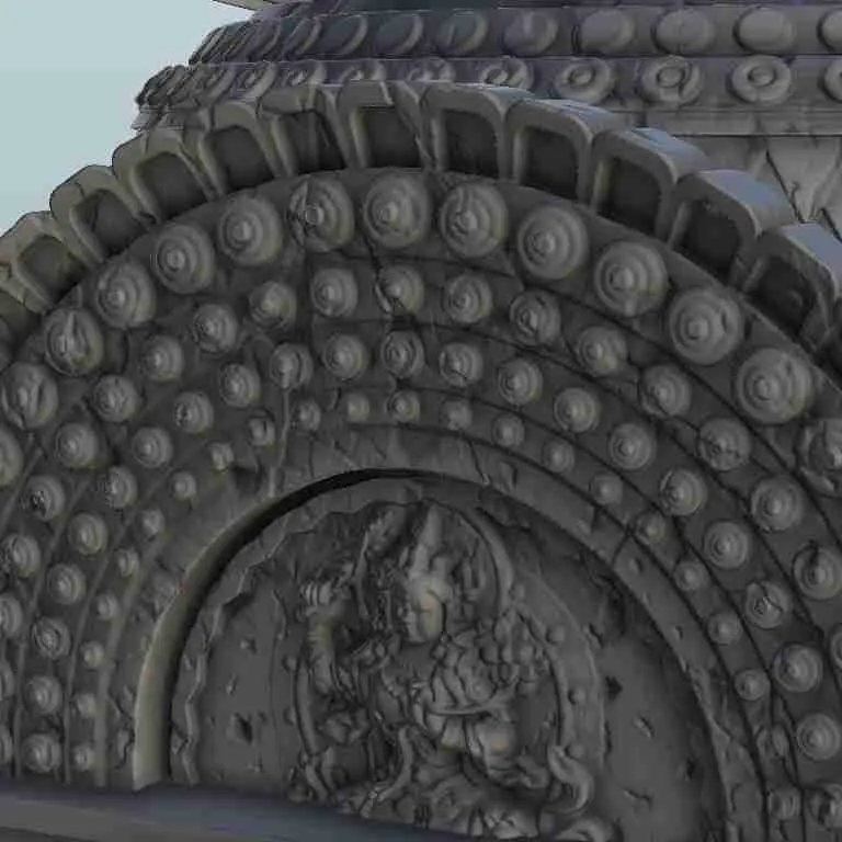 Templo circular indio 9 - miniaturas warhammer terrain scen