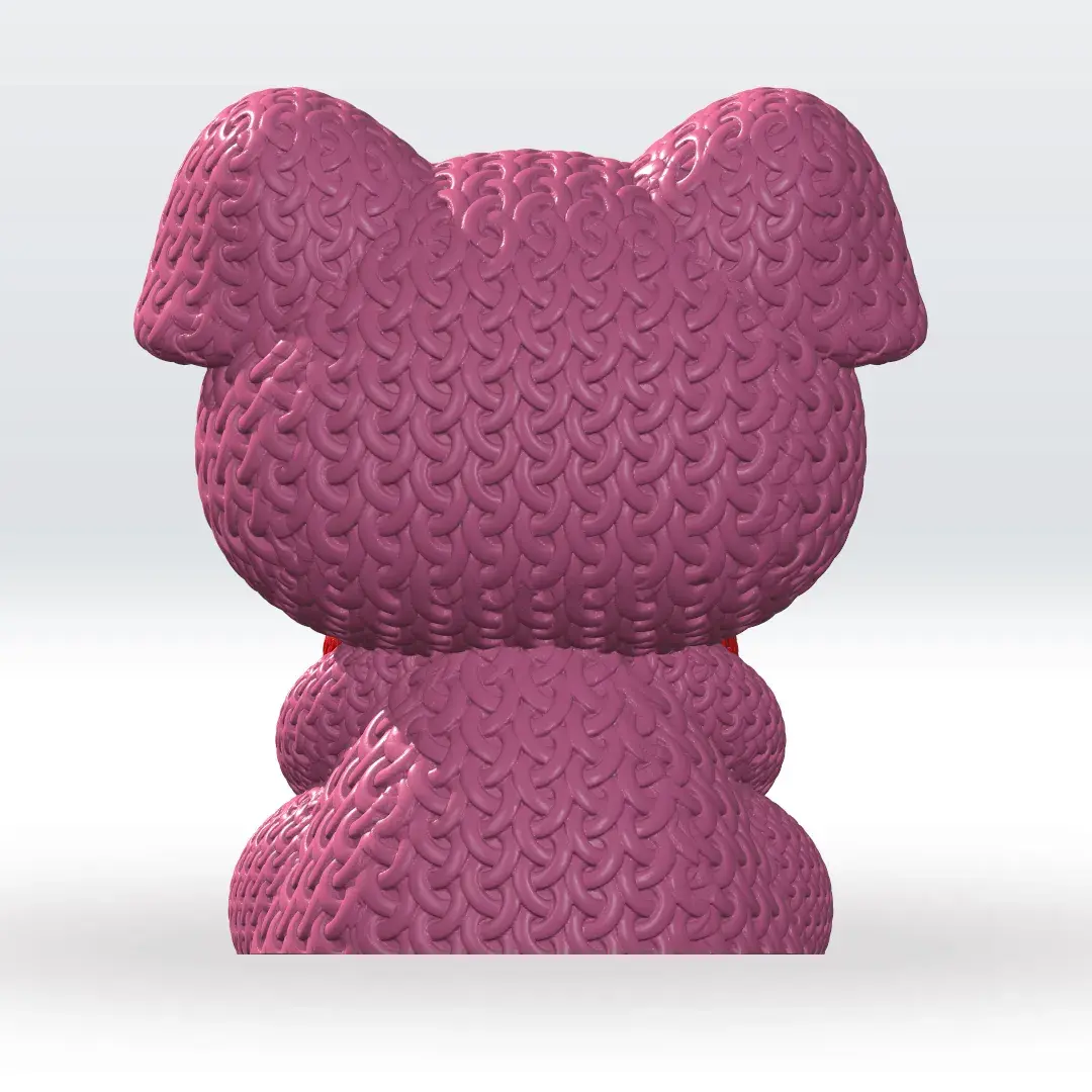 Characters & Creatures STL Download - Knitted Pig 3D Model STL file ...