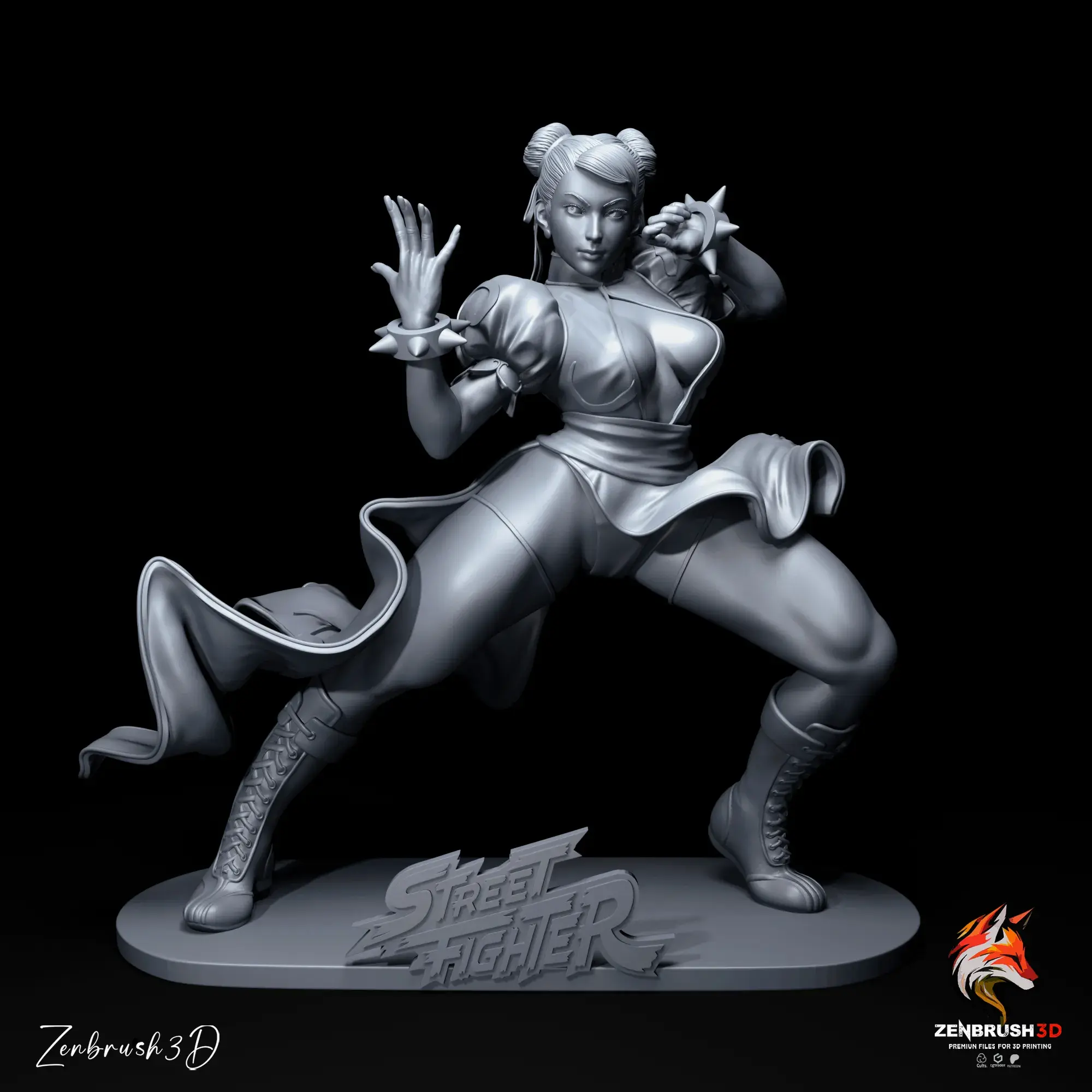 CHUN-LI - STREET FIGHTER - NUDE + IMPRESSÃO 3D NFSW
