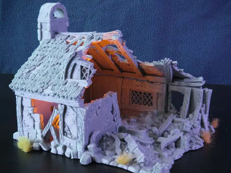 タロックの街 - 廃墟のコテージ - RPG地形