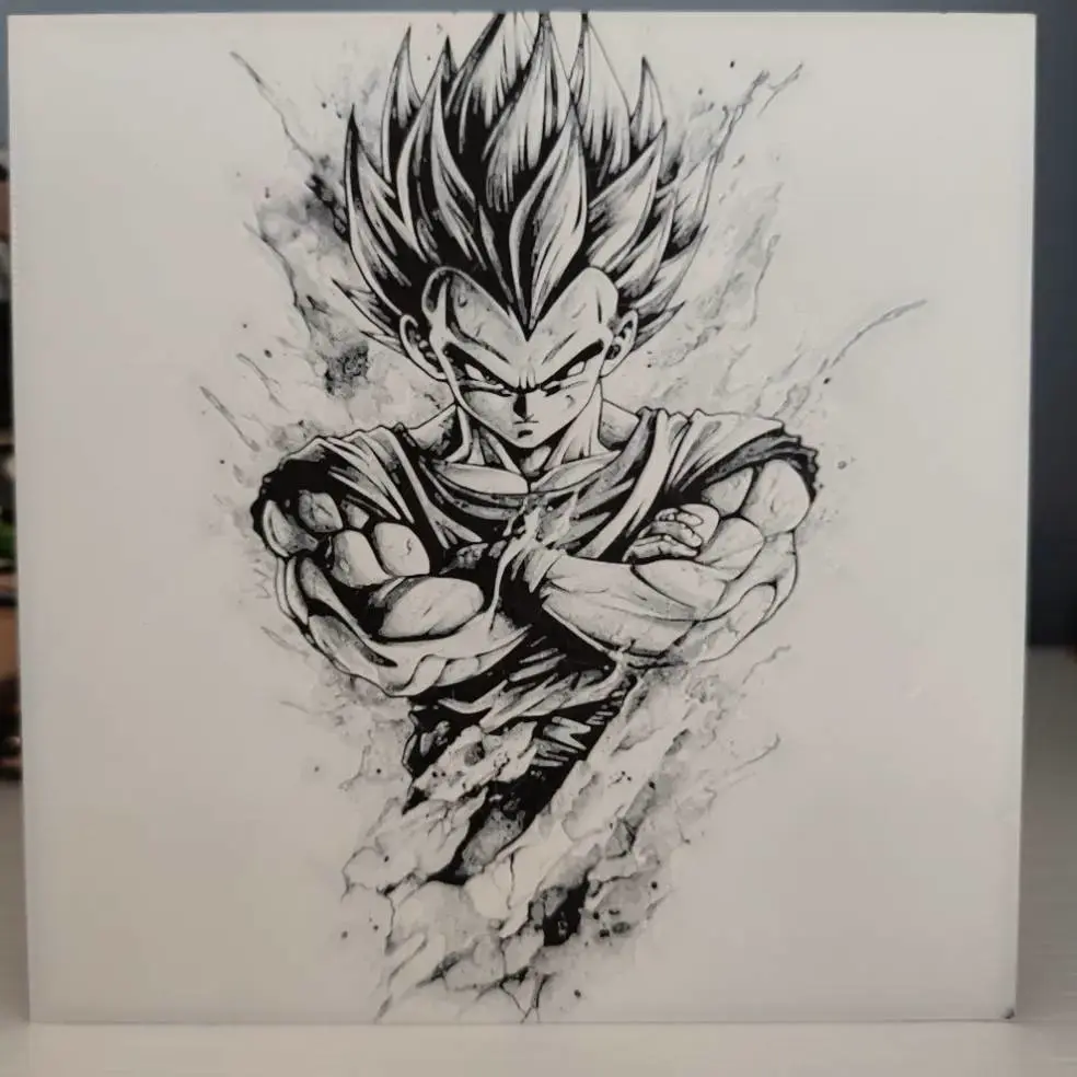 Hueforge Vegeta in pencil style