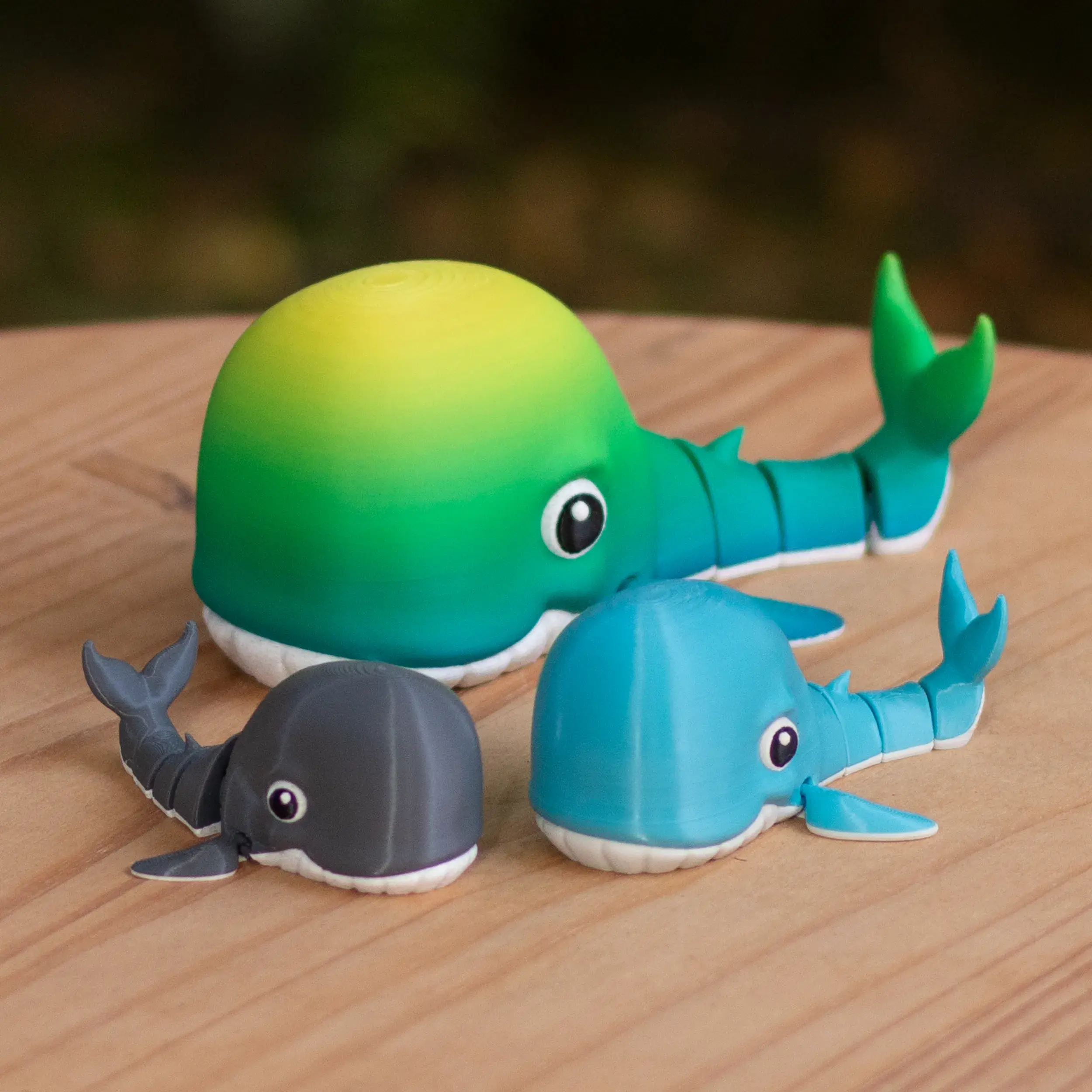 BALLENA DE DIBUJOS ANIMADOS ARTICULADA