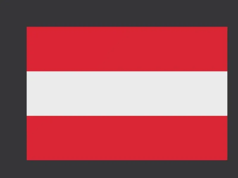 AT - Austria Flag decoration