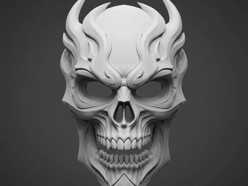 The Flame Wraith Mask