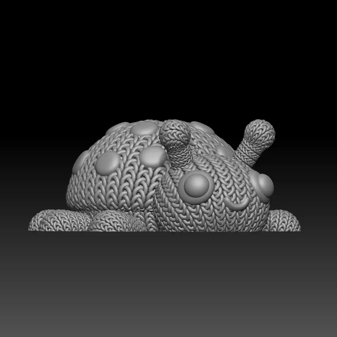 Knitted Ladybug