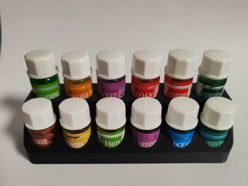 Tiered Essential Oil Display | 12 Slots (Mini)