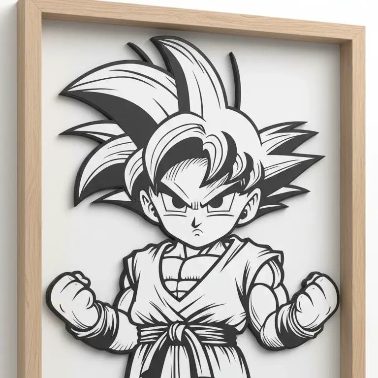 Dragon Ball Kid – Hero Stance Silhouette