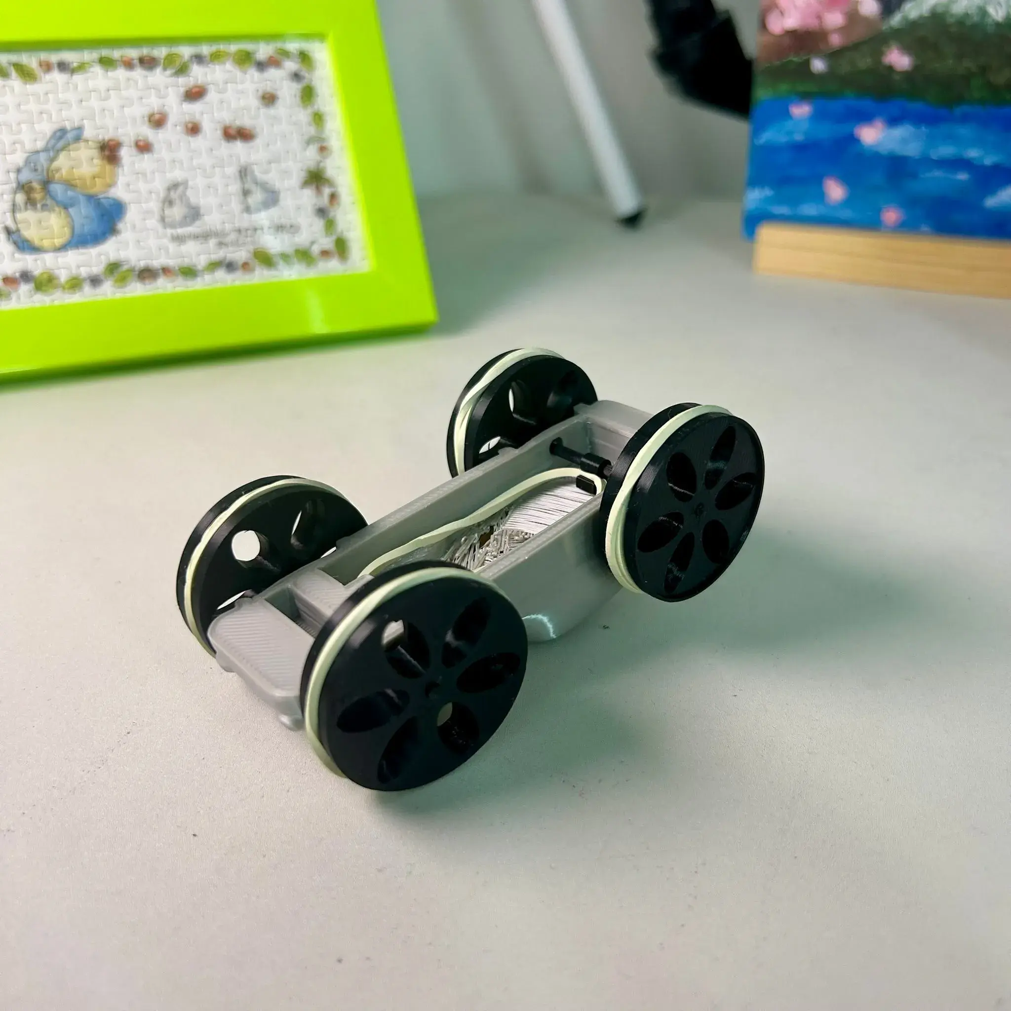3D Printer Files | 3MF File | Rubber Band Race Car | Creality Cloud