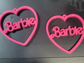 Barbie Heart Earrings