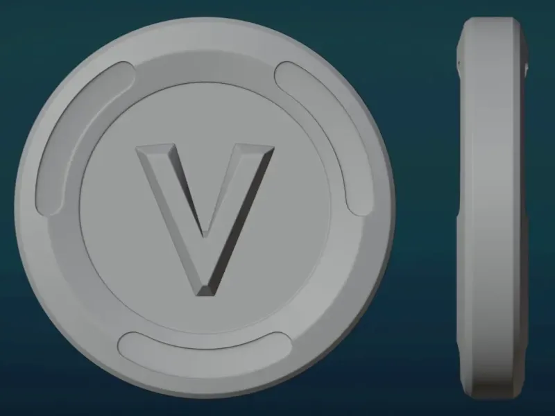 Moneda Fornite Pavos / Coin Fortnite V-Bucks