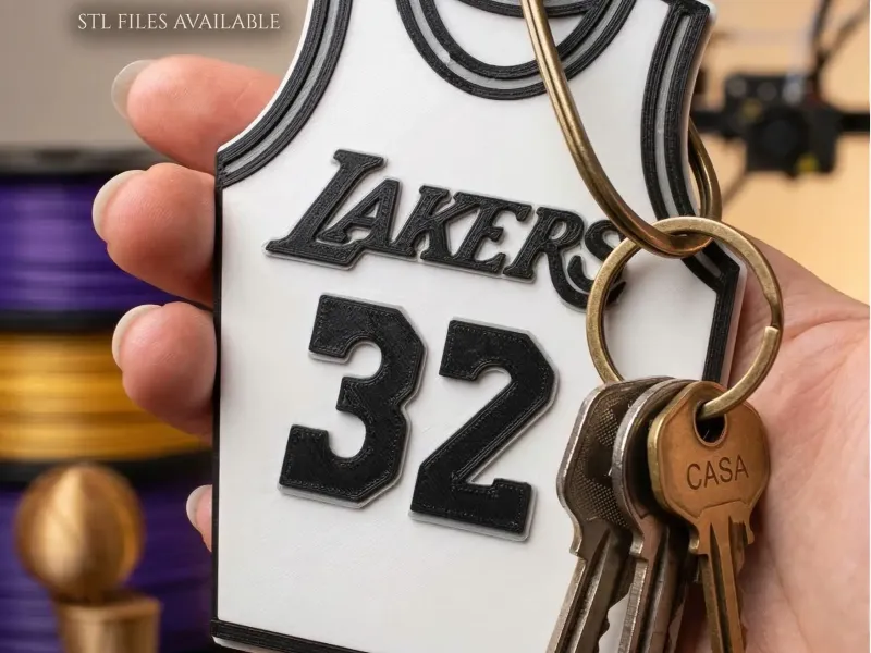 LLavero de Camisetas de la NBA - Lakers
