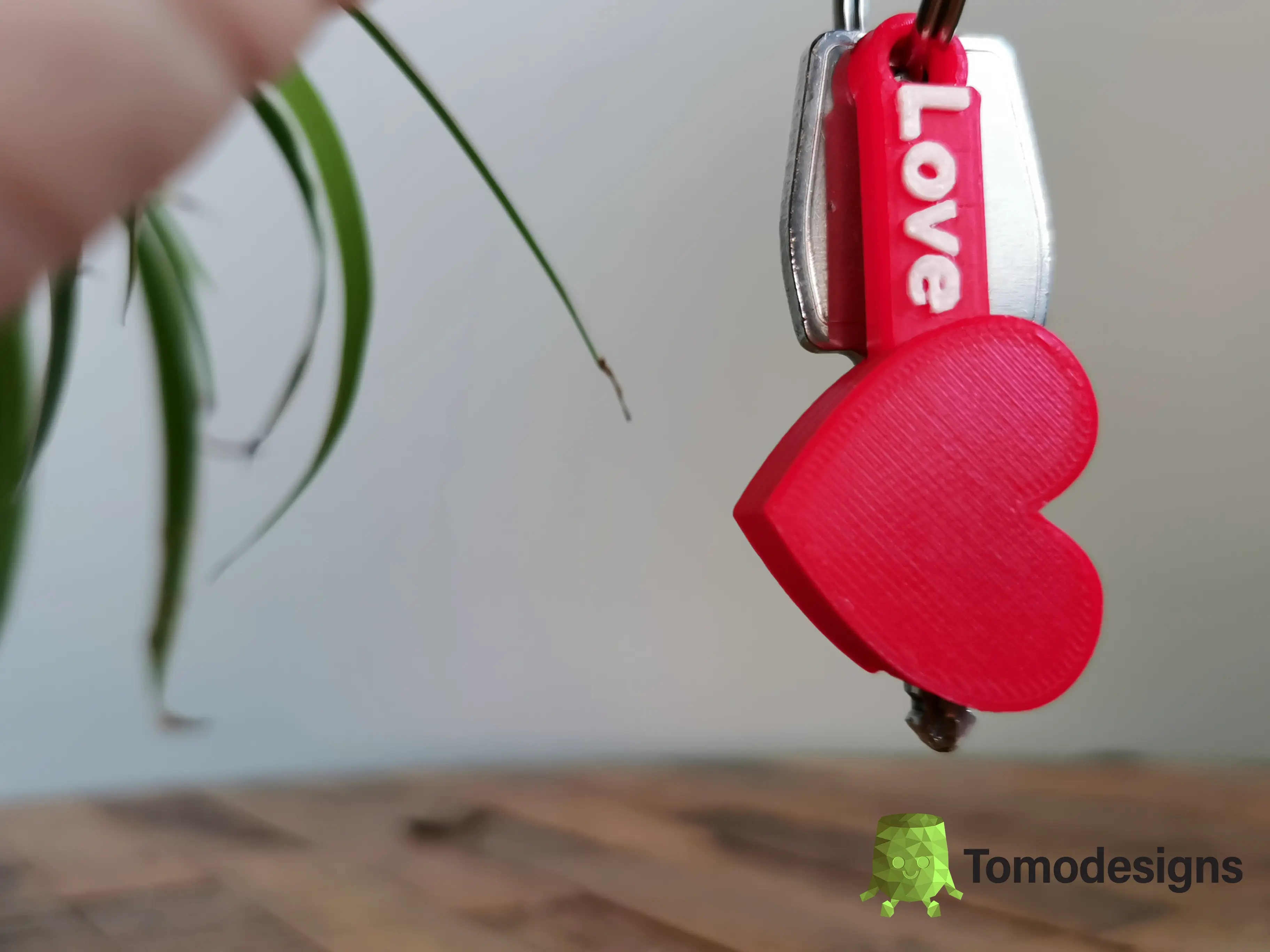 Love You Flip Keychain