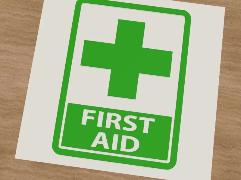 First Aid Sign