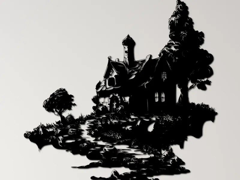 Fantasy House Wall Art
