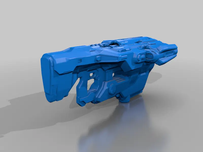 plasma rifle and bfg weapons from de20