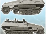 Sd.Kfz. 251-1 Ausf. A - WW2 Flames War Bolt Action-4
