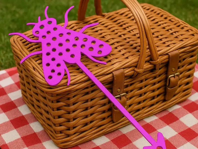 De ultieme vliegenmepper - Zomerse picknick accessoire tool