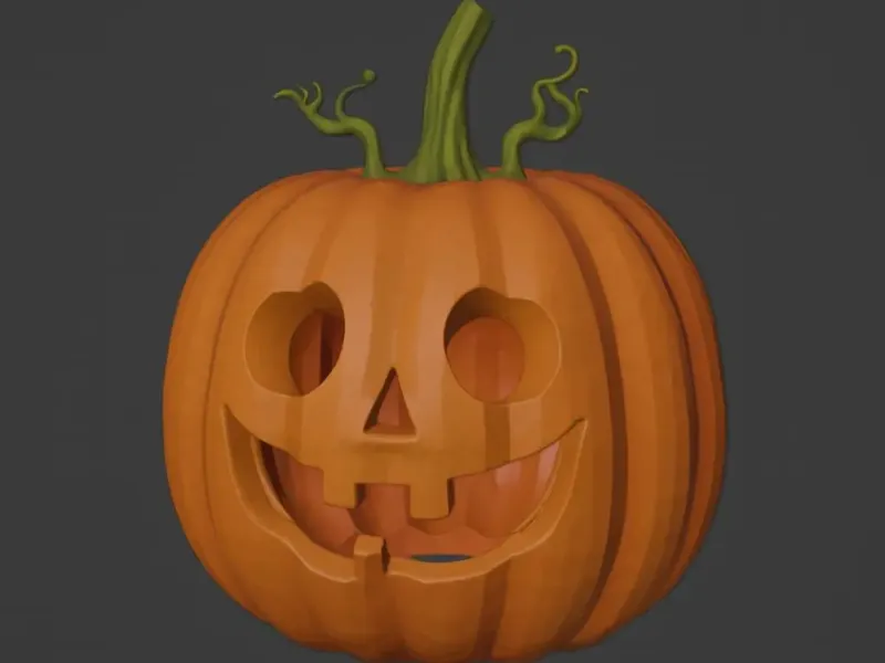 Halloween Pumpkin 4 (Tea Light Ver)