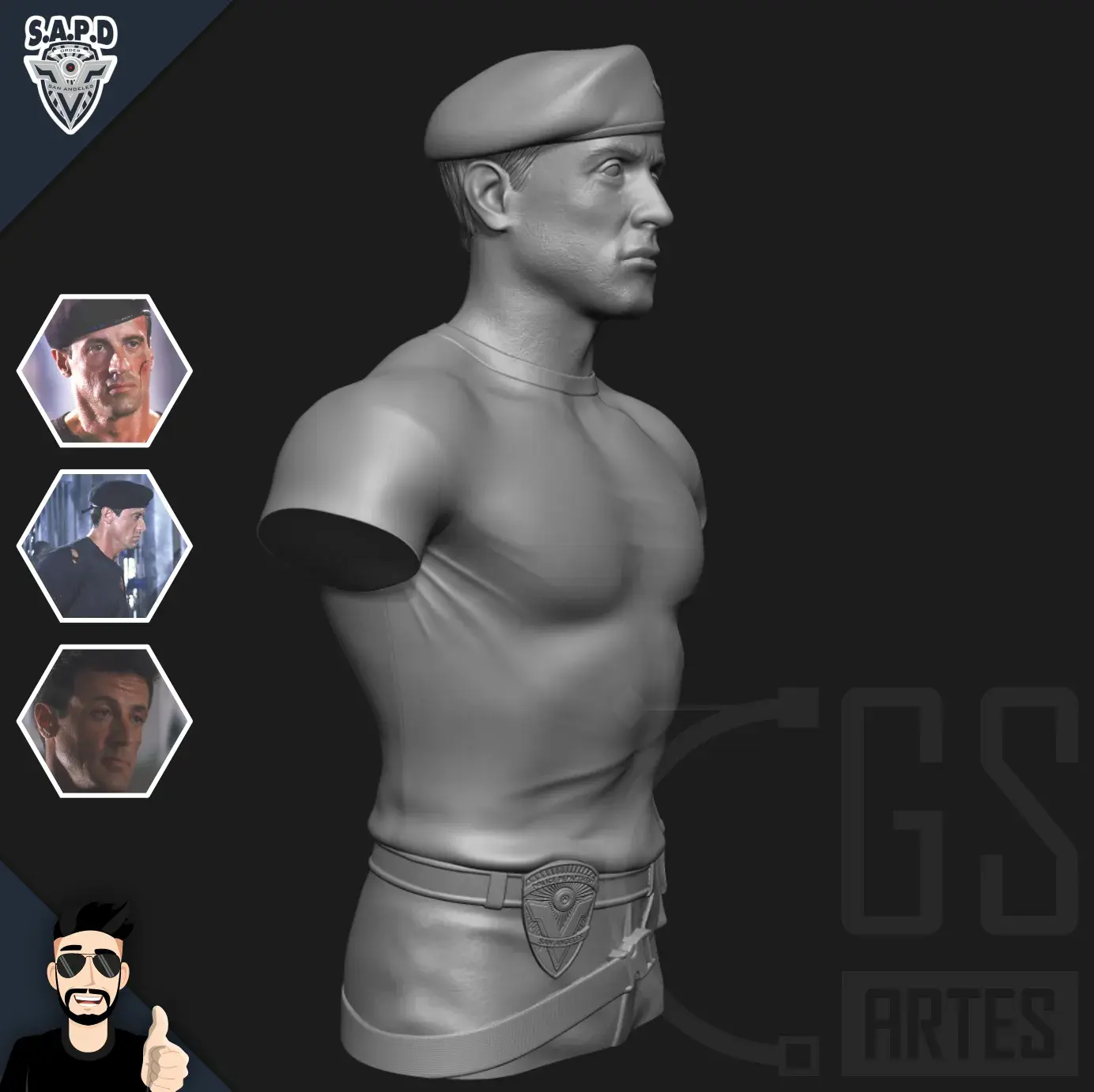 JOHN SPARTAN (Sylvester Stallone) - DEMOLITION MAN