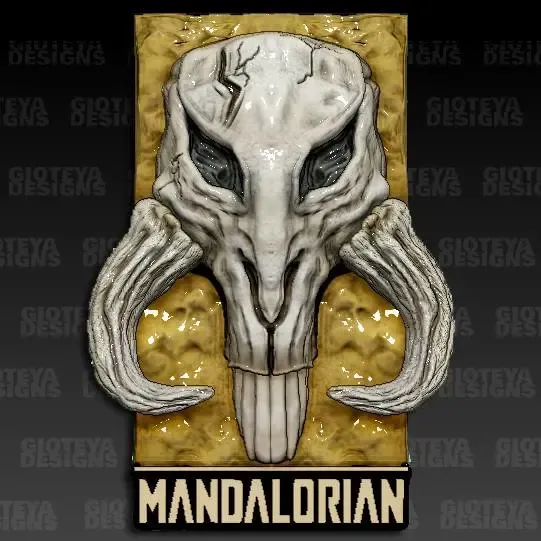 Mandalorian Mythosaur Skull