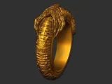 Facehugger ring 3D print model-1