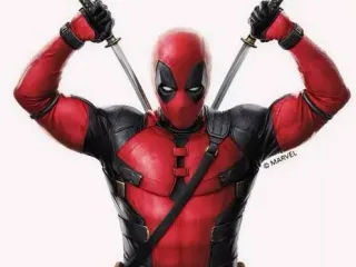 Deadpool with double sward 