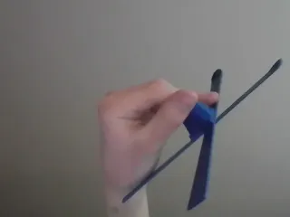 Realistic DH Finger Skis