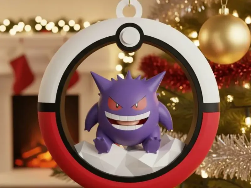 christmas ornaments gengar