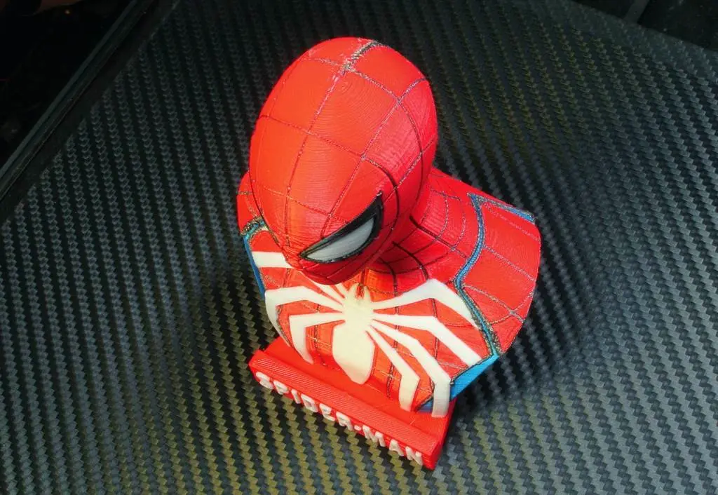 Multicolour Spider-Man PS4 Bust - Advanced Suit MMU