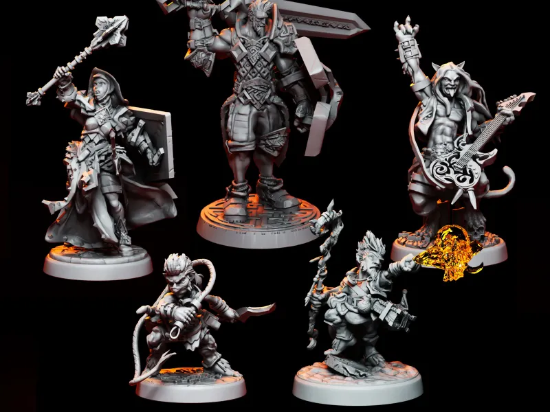 Miniatures d'Aventure Épique - Pack de Bienvenue