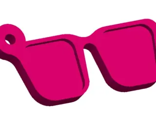 Glasses keychain