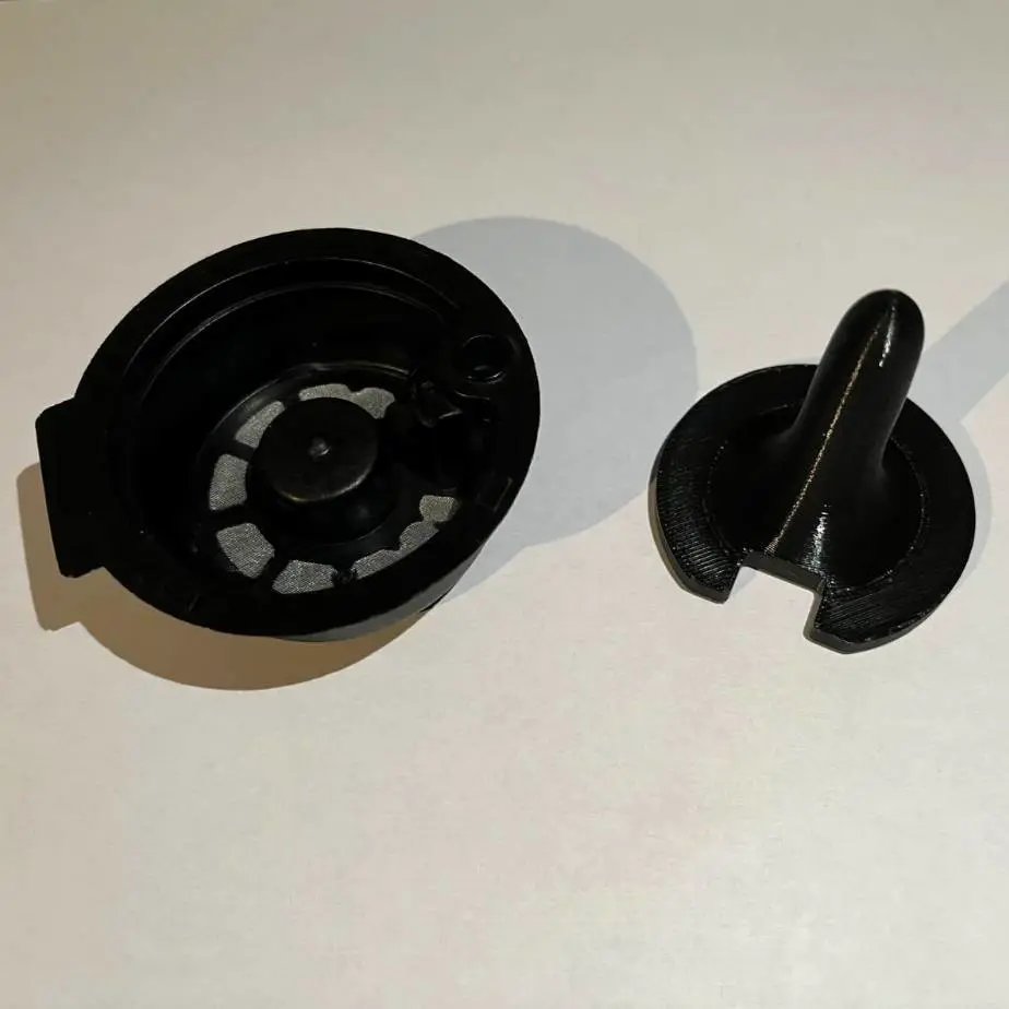 Tassimo coffee capsule tamper press