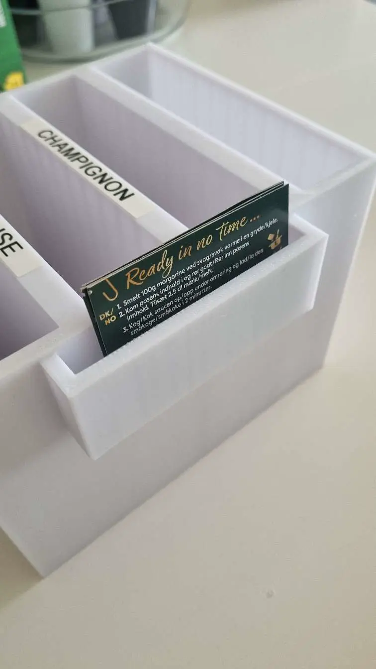 Knorr Sauce Storage (with recipe self) 