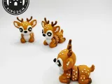 Flexi Tiny Deer, Keycahin version and 3mf files included-4