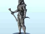 Alien knight with armour 1 - miniatures sci-fi science ficti-0