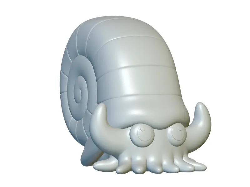 Pokemon Omanyte #138 - Ready for 3D Printing!