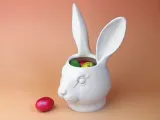 Easter Bunny Head Planter-5