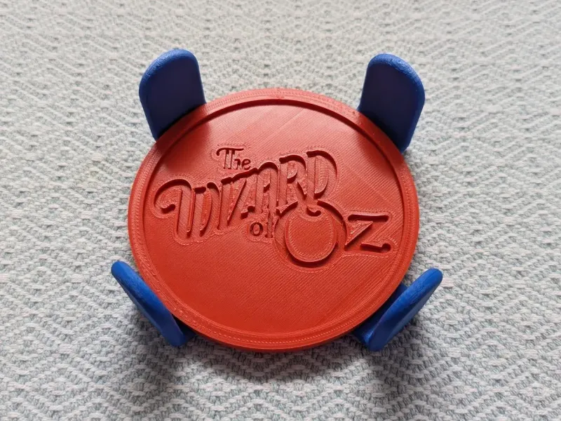 Sous-verre logo du Magicien d'Oz avec support (6 pièces)