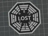 Llavero serie LOST - Keychain LOST - DHARMA-1